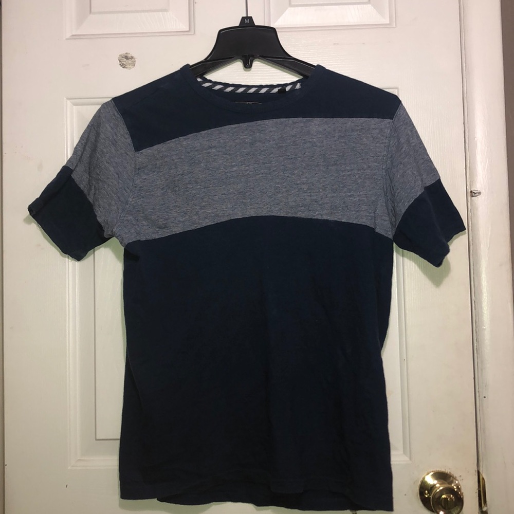 Knit Heritage, Dark Blue and Light Blue T-Shirt